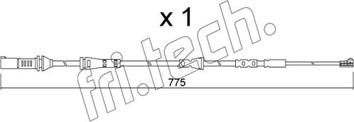 Fri.Tech. SU.361 - Indikators, Bremžu uzliku nodilums www.autospares.lv