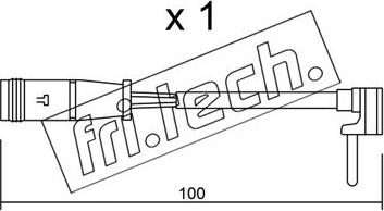 Fri.Tech. SU.330 - Indikators, Bremžu uzliku nodilums www.autospares.lv