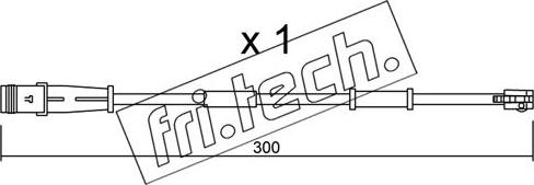 Fri.Tech. SU.320 - Indikators, Bremžu uzliku nodilums autospares.lv