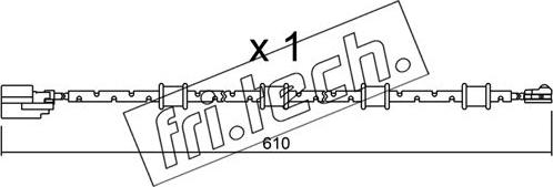 Fri.Tech. SU.321 - Indikators, Bremžu uzliku nodilums www.autospares.lv