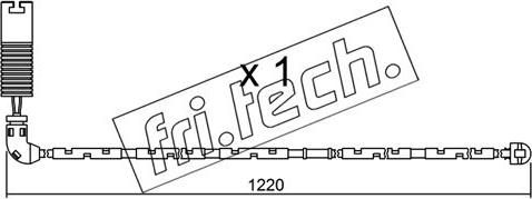 Fri.Tech. SU.296 - Indikators, Bremžu uzliku nodilums www.autospares.lv