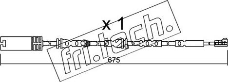 Fri.Tech. SU.298 - Indikators, Bremžu uzliku nodilums www.autospares.lv