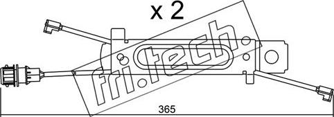 Fri.Tech. SU.245K - Indikators, Bremžu uzliku nodilums www.autospares.lv