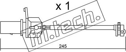 Fri.Tech. SU.247 - Indikators, Bremžu uzliku nodilums www.autospares.lv