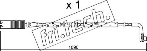 Fri.Tech. SU.206 - Indikators, Bremžu uzliku nodilums www.autospares.lv