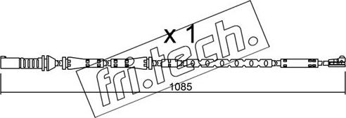 Fri.Tech. SU.284 - Indikators, Bremžu uzliku nodilums www.autospares.lv