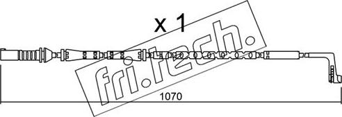 Fri.Tech. SU.285 - Indikators, Bremžu uzliku nodilums www.autospares.lv