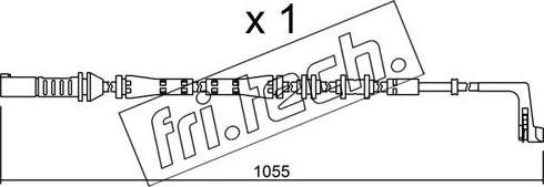 Fri.Tech. SU.283 - Indikators, Bremžu uzliku nodilums www.autospares.lv