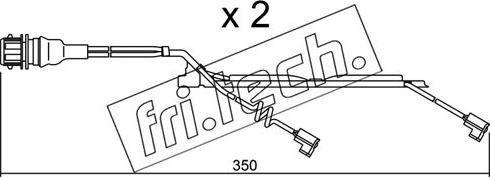 Fri.Tech. SU.231K - Indikators, Bremžu uzliku nodilums www.autospares.lv