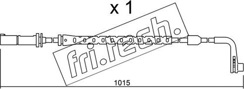 Fri.Tech. SU.221 - Indikators, Bremžu uzliku nodilums www.autospares.lv