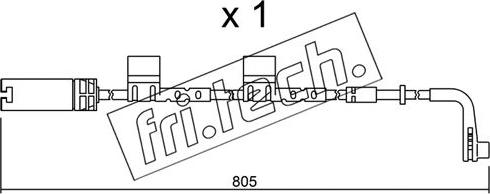 Fri.Tech. SU.222 - Indikators, Bremžu uzliku nodilums www.autospares.lv