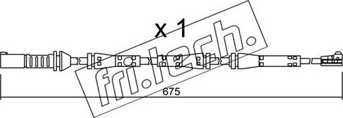 Fri.Tech. SU.278 - Indikators, Bremžu uzliku nodilums autospares.lv