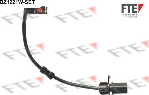 FTE BZ1221W-SET - Сигнализатор, износ тормозных колодок www.autospares.lv