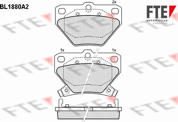 FTE 9010465 - Bremžu uzliku kompl., Disku bremzes www.autospares.lv