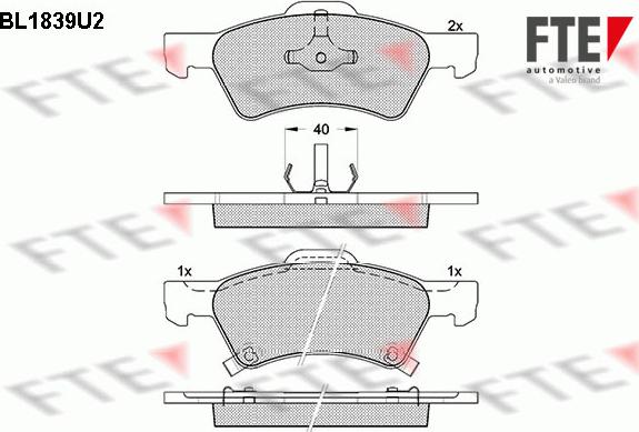 FTE 9010415 - Bremžu uzliku kompl., Disku bremzes www.autospares.lv