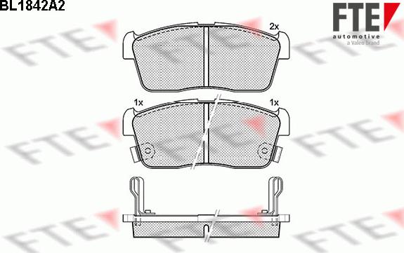 FTE 9010420 - Bremžu uzliku kompl., Disku bremzes www.autospares.lv