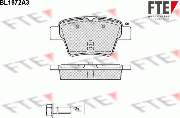 FTE 9010557 - Bremžu uzliku kompl., Disku bremzes www.autospares.lv