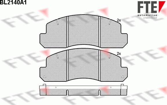 FTE 9010685 - Bremžu uzliku kompl., Disku bremzes www.autospares.lv