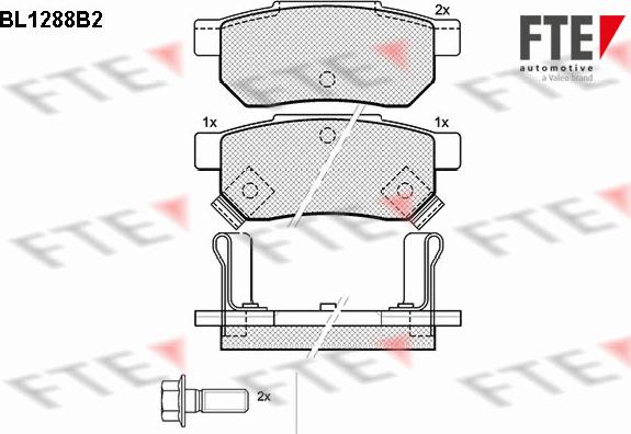 FTE 9010094 - Bremžu uzliku kompl., Disku bremzes www.autospares.lv