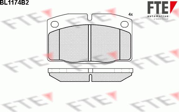 FTE 9010049 - Bremžu uzliku kompl., Disku bremzes autospares.lv