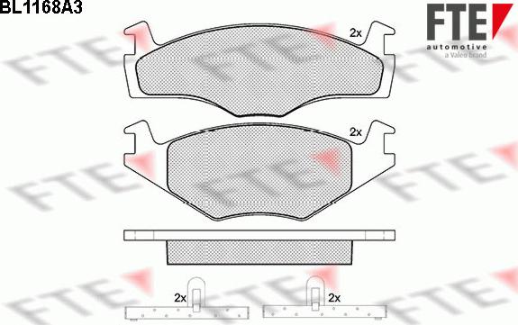 FTE 9010046 - Bremžu uzliku kompl., Disku bremzes www.autospares.lv