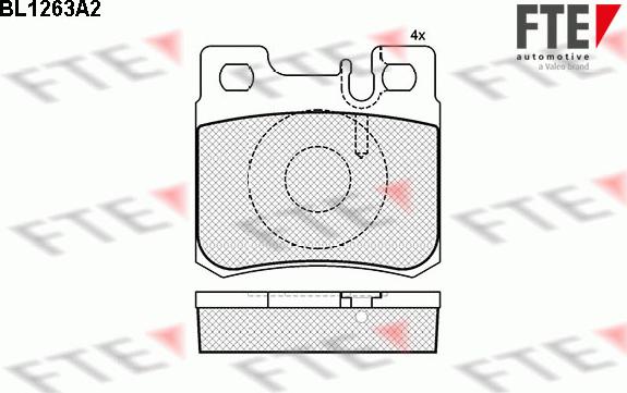 FTE 9010082 - Bremžu uzliku kompl., Disku bremzes www.autospares.lv