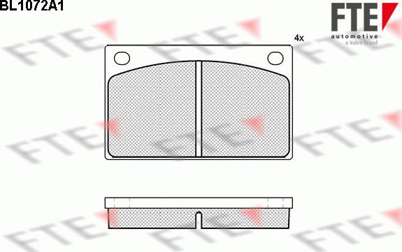 FTE 9010023 - Bremžu uzliku kompl., Disku bremzes www.autospares.lv