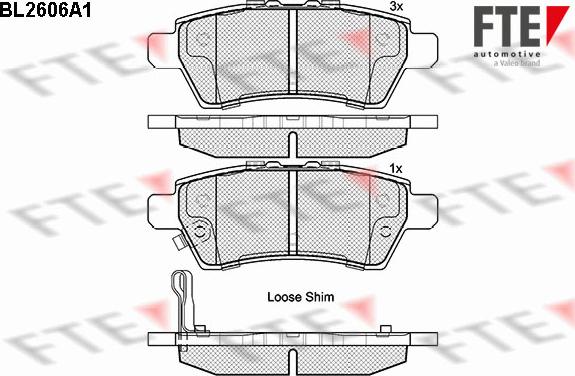 FTE 9010855 - Bremžu uzliku kompl., Disku bremzes www.autospares.lv