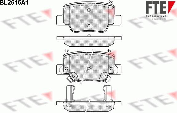 FTE 9010864 - Bremžu uzliku kompl., Disku bremzes www.autospares.lv