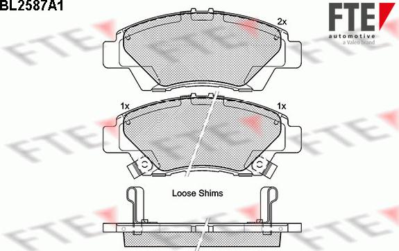 FTE 9010838 - Bremžu uzliku kompl., Disku bremzes www.autospares.lv