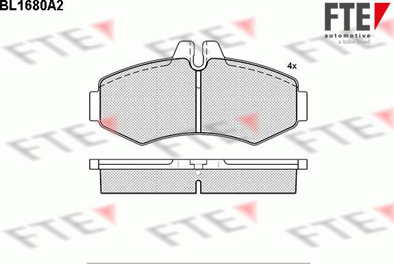 FTE 9010290 - Bremžu uzliku kompl., Disku bremzes www.autospares.lv