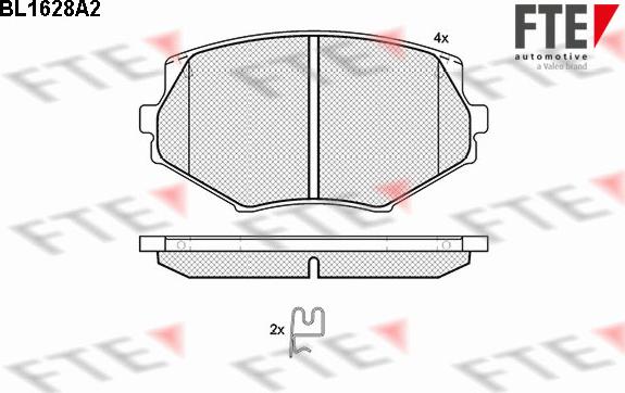 FTE 9010255 - Bremžu uzliku kompl., Disku bremzes www.autospares.lv