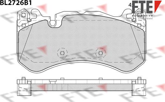 FTE 9011092 - Bremžu uzliku kompl., Disku bremzes www.autospares.lv