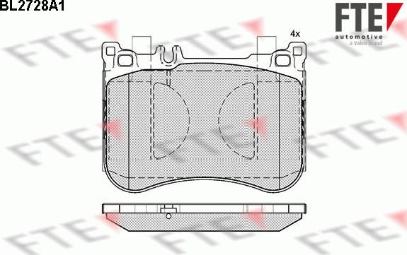 FTE 9011061 - Bremžu uzliku kompl., Disku bremzes www.autospares.lv