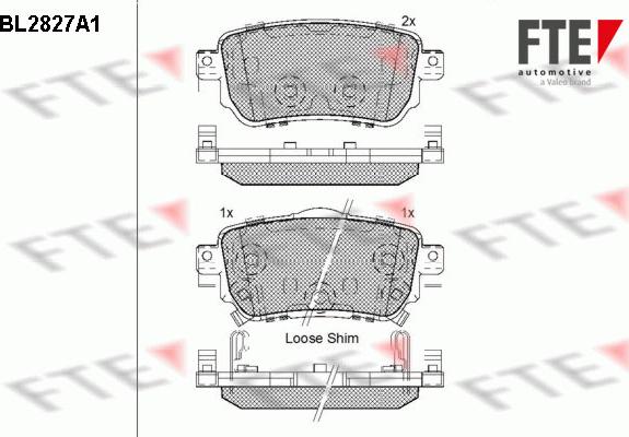 FTE 9011007 - Bremžu uzliku kompl., Disku bremzes www.autospares.lv