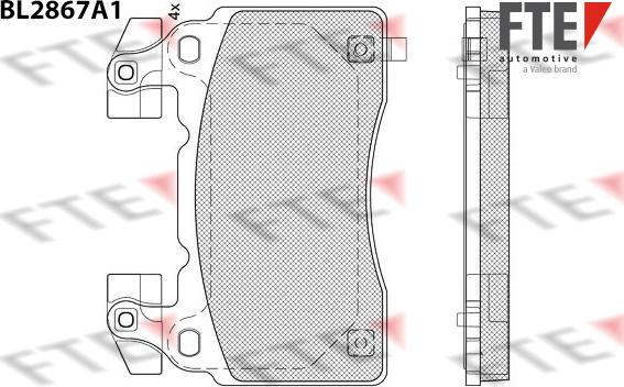 FTE 9011107 - Bremžu uzliku kompl., Disku bremzes www.autospares.lv