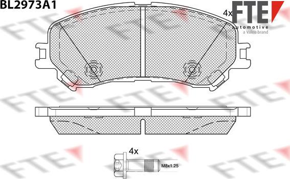 FTE 9011219 - Bremžu uzliku kompl., Disku bremzes www.autospares.lv