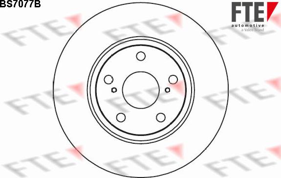 FTE BS7077B - Bremžu diski www.autospares.lv