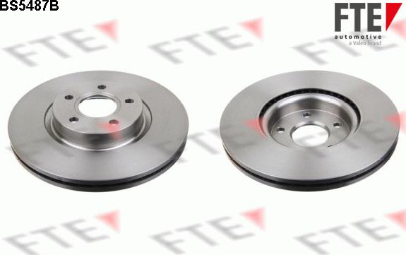 FTE BS5487B - Brake Disc www.autospares.lv