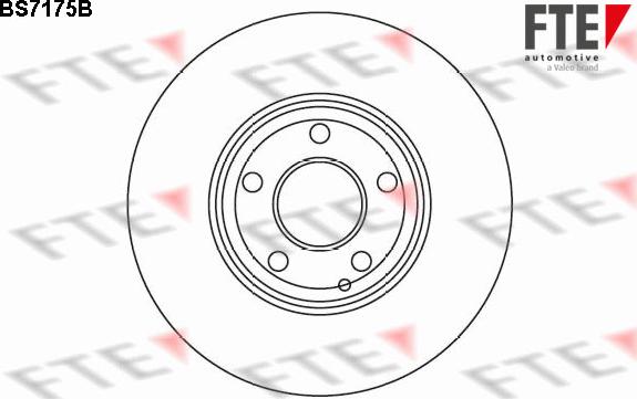 FTE BS7175B - Bremžu diski www.autospares.lv