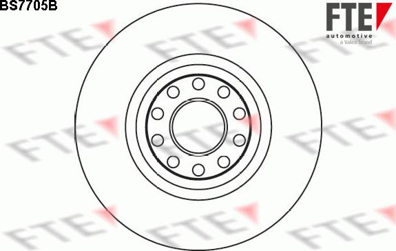 FTE BS7705B - Bremžu diski autospares.lv