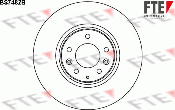 FTE BS7482B - Bremžu diski autospares.lv