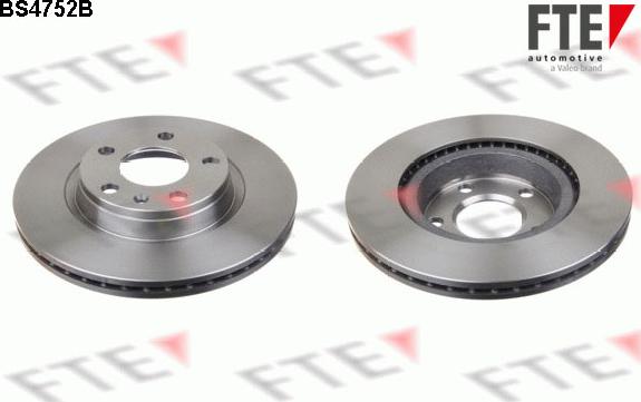 FTE BS4752B - Brake Disc www.autospares.lv