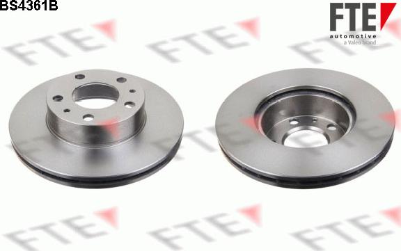 FTE BS4361B - Brake Disc www.autospares.lv