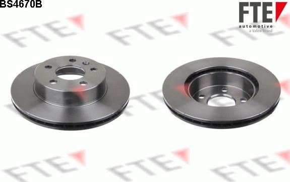 FTE BS4670B - Brake Disc www.autospares.lv