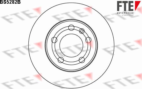 FTE BS5282B - Brake Disc www.autospares.lv