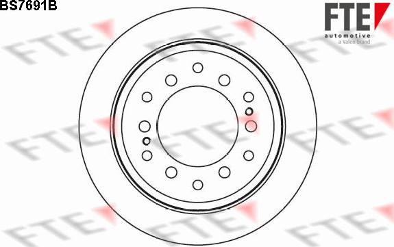 FTE 9082376 - Bremžu diski www.autospares.lv