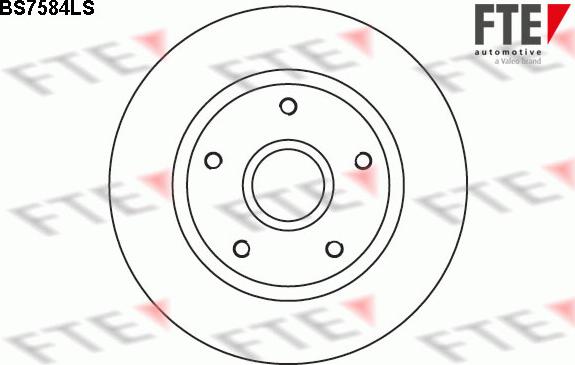 FTE BS7584LS - Bremžu diski autospares.lv