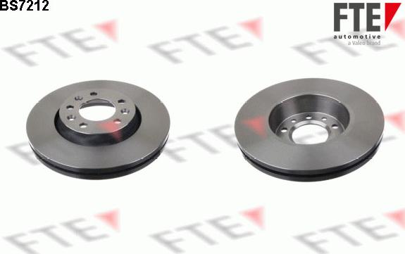 FTE BS7212 - Brake Disc www.autospares.lv