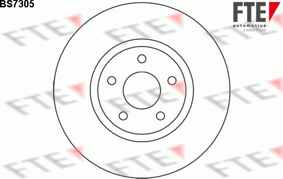 FTE BS7305 - Bremžu diski autospares.lv